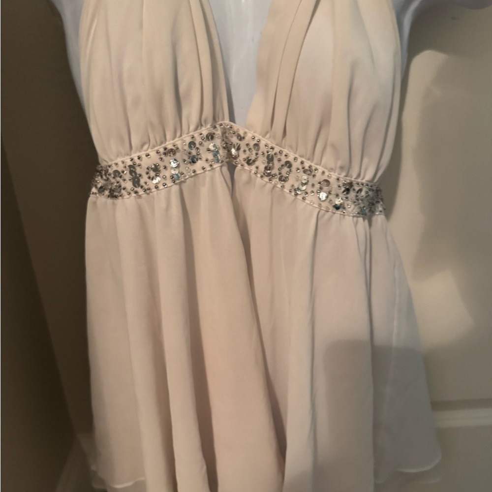 Victoria's Secret Cream Embellished Nightie